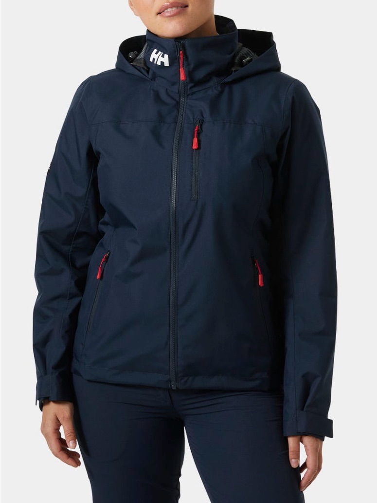 Helly Hansen Women's Crew Hooded Midlayer Sailing Jacket 2.0 Medium Navy